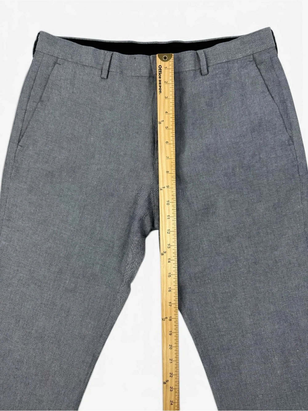 J.Crew Ludlow Baird McNutt Irish Linen Blend Pants Blue 32x30